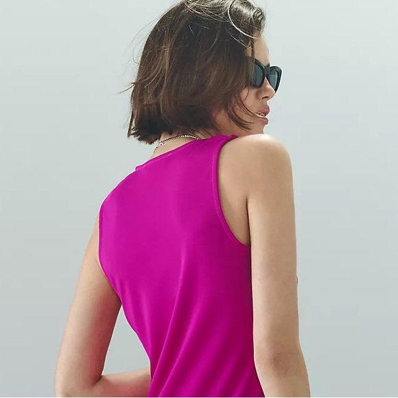 Anthropologie Ruched Scoop-Neck Midi Dress - Picture 11 of 15